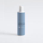 Skincare bottle labeled 'Hydrating Micellar Cleanser' on a light gray background